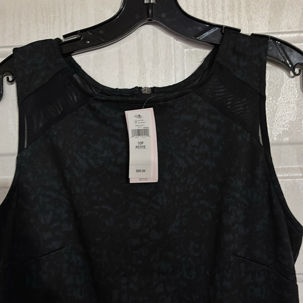 NWT Banana Republic size 10 petite Black Dress - Picture 2 of 5